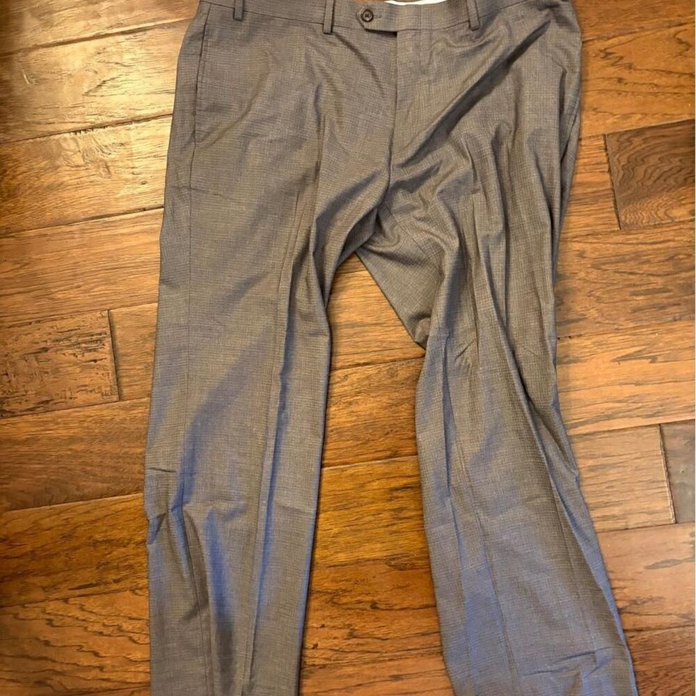 Ralph-lauren Men's Grey and Brown Trousers